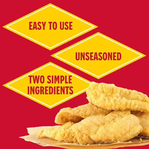 Pack (10 Louisiana Fish Fry Products Unseasoned Classic Fry Seafood Breading Mix, of Two Ounce Bags, Formerly "All
