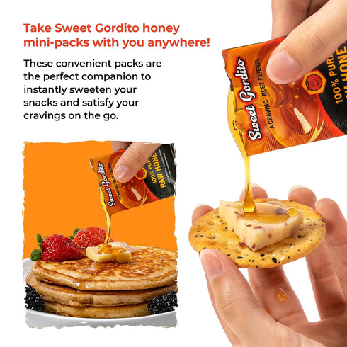 (15 pack) 15 9g Raw Honey Sachets Ziplog - Each Ziplog contains sachets of of delicious raw honey, perfect