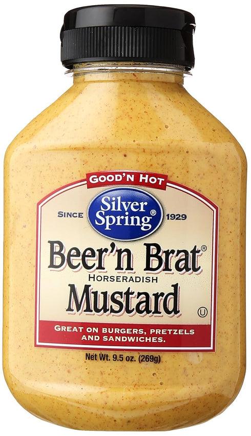 Silver Spring s Mustard, Beer & Brat 9.5oz