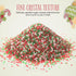 3 NY Spice Shop Sanding Sugars - Pound Nonpareils Snowflake Red, Green & White Sprinkles - Edible Themed Festive
