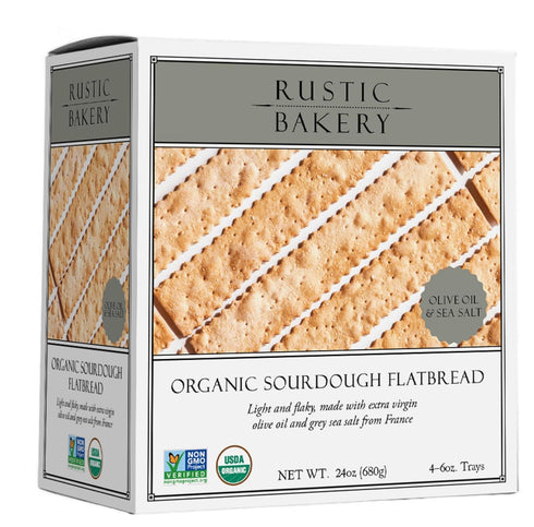 Rustic Bakery Handmade Sourdough Flatbread - Olive Oil & Sel Gris -