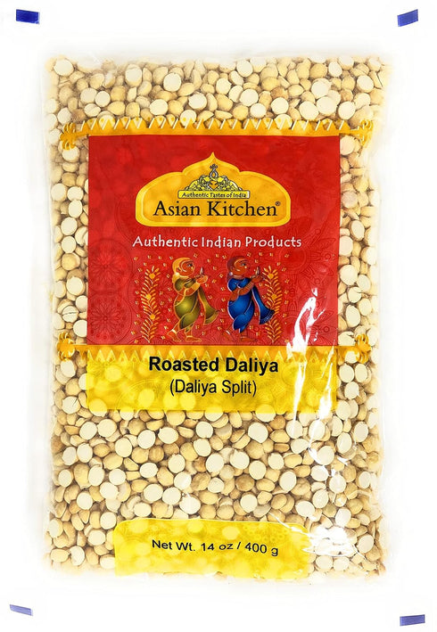Asian Kitchen Daliya Split (Roasted Split Chickpeas Dalia) 400g (14oz) ~ All