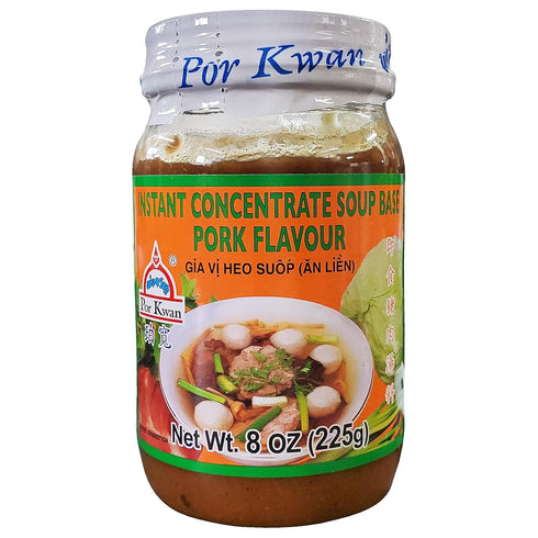 Por Kwan (2 Pack, 16oz) Instant Concentrate Pork Soup Base Total