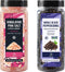 Soeos Himalayan Pink Salt 20oz + Whole Black Peppercorns 9.5oz Set, Coarse