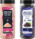 Soeos Himalayan Pink Salt 20oz + Whole Black Peppercorns 9.5oz Set, Coarse