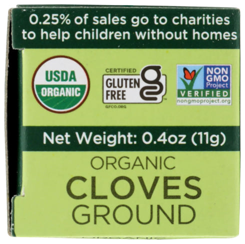 Spicely Organic Cloves Powder, 0.40 OZ ecoBox