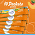 10-Packet (Pack 12) Crystal Light On The Go Peach Mango Green Tea Drink Mix, Box