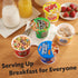 Kellogg's Pack (24 Breakfast Cereal Cups, Kids Snacks, Family Breakfast, Variety Cups)