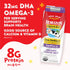 1% Omega-3, 8 oz, 12 Pack Horizon Organic Shelf-Stable Low Fat Milk Boxes with DHA Vanilla, fl