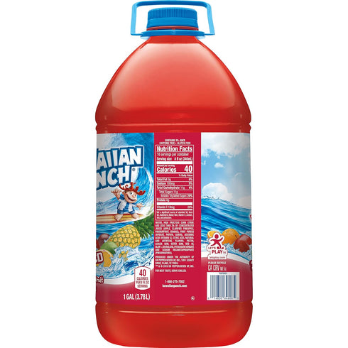 128 Oz Hawaiian Punch, Fruit Juicy Red, Fl Bottle