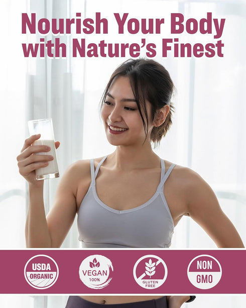 48 oz, Pack 1 RawGuru Organic Coconut Milk Powder - Vegan & Nutrient-Dense Powder with Iron & Potassium - Rich & Creamy