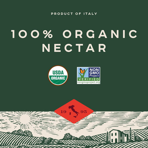 25.4 Oz Bionaturae Organic Peach Nectar - Peach Juice, Peach Nectar Juice, Non-GMO, USDA Certified, No Sugar Added, No
