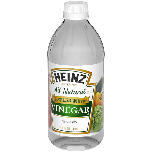 5% 16 (1 Heinz All-Natural Distilled White Vinegar, Acidity, Fl Ounce Pint)