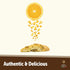 Gusta Authentic Soft Biscotti Cookies: Candied Orange, Original Two Bites Size, All Natural, 8.82 oz