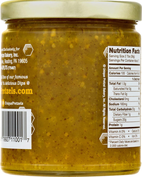 10 Unique Pretzels Honey Mustard Dip, Ounce