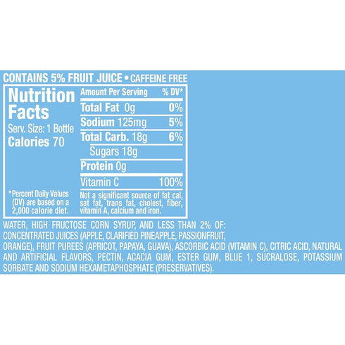 10 Oz 24 Count (4 Packs 6), Hawaiian Punch Polar Blast Fruit Juice Drink, Fl Bottles, Of Ready-to-drink, On-the-go