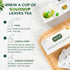 LeafLea Premium Soursop Leaves Tea Bags - 40 Herbal Tea Bags for Natural Digestion Support, No Sugar, No Caffeine