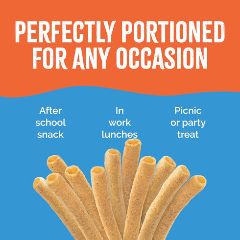1 Oz (Pack 24) Sensible Portions Garden Veggie Snacks - Veggie Straws, Snack Size, Apple Cinnamon