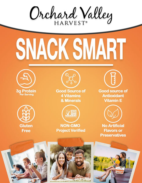 1 (Pack 15), Orchard Valley Harvest Antioxidant Mix, Ounce Bags of Almonds, Cranberries, Blueberries, Cashews