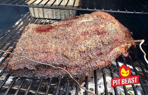Pit Beast Coarse AF Salt and Pepper Spice Blend, Dalmatian BBQ Rub, 14oz for Steaks, Brisket, Chicken, Burgers