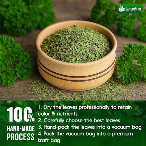 4 oz 100% Lavendium, Premium Dried Parsley Leaves Pure, Non-GMO, Gluten-Free, Vegan Aromatic Culinary Herb for Cooking