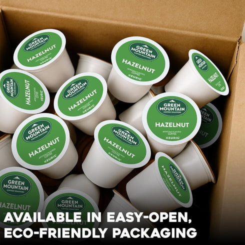 72 Count Green Mountain Coffee Roasters Hazelnut Keurig Single-Serve K-Cup pods, Light Roast Coffee