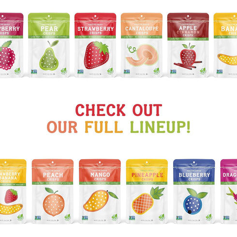 24 (0.35oz Nature's Turn Freeze-Dried Fruit Crisps Strawberry, Bags Each) Healthy, Gluten-Free, Crispy & Delicious