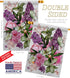 2 Pack 28 40 Breeze Decor Pink Bouquet House Flags pcs Garden Floral Sunflower Tulip Rose Orchid Lilies Season