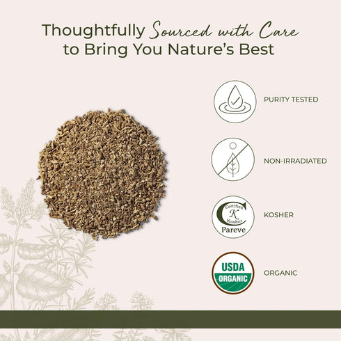 1 lb Starwest Botanicals Organic Ashwagandha Root - Dried Herb for Tea & Herbal Blends, Cut & Sifted, Certified Kosher