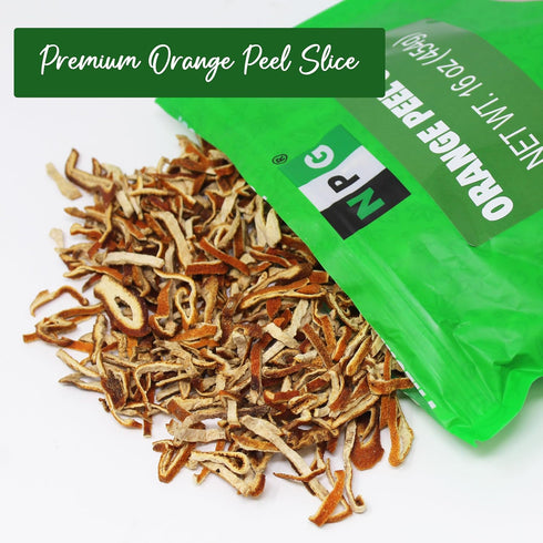 16 Oz, NPG Dried Orange Peel Chen Pi, Dry Matured Mandarin, Authentic Citrus Flavor, Dried Tangerine Peel for Culinary