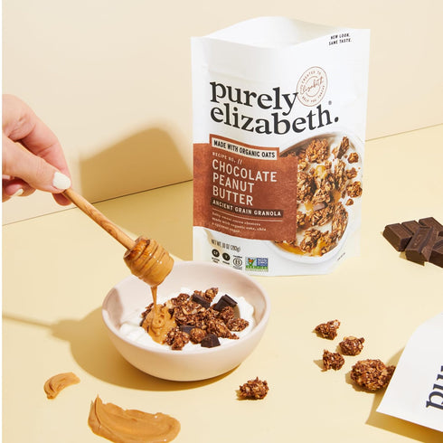 Pack, (3 Purely Elizabeth Chocolate Lovers Variety Made with Organic Oats and Ancient Grains, Gluten-Free, Non-GMO Ct)