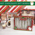 24 Christmas Mint Chocolate Candy Spoons, Hot Cocoa and Coffee Stir Sticks, Festive Holiday Treats, Total Pieces