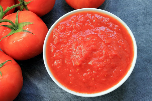 100% 23.9 oz (Pack 4) Sanniti Passata di Pomodoro | Strained Tomatoes | Natural Italian Tomatoes | Glass Jar| Product