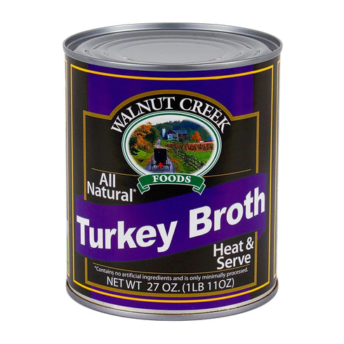 AmishTastes Pack- 27 Oz. (Pack 3 Walnut Creek Meat Broths Variety Beef, Chicken, Turkey Broths- All Natural, Heat