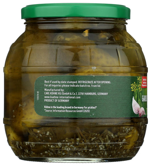 Gundelsheim 35.9 Oz Kuhne Barrel Pickles, Garlic