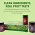 GOOD GOOD Assorted No Added Sugar Jam Gift Box - Strawberry, Fig & Four Fruits Jam Bundle with Serving Spoon - Low