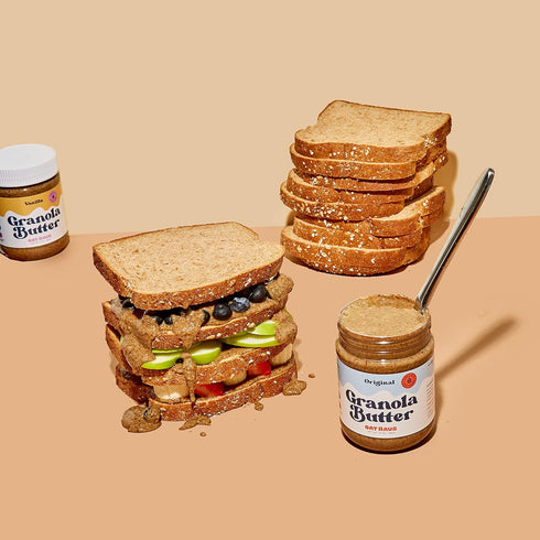 8 12 oz (1 Oat Haus Cinnamon Graham Original Granola Butter | Peanut-free, Almond (Tree-Nut) Free, & School-Safe (Top