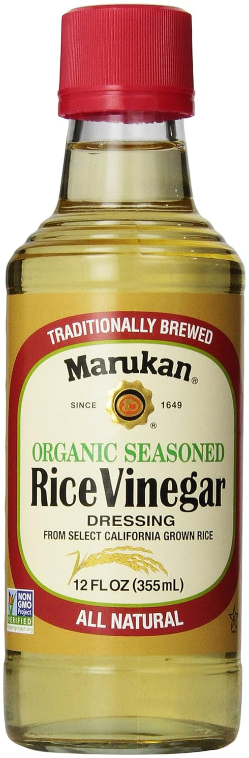 Marukan Seasoned Rice Vinegar, Organic, 12 Fl Oz