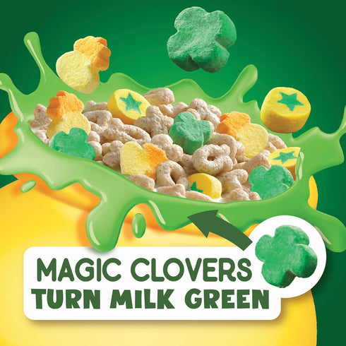 10.5 OZ St Patricks Day Lucky Charms Cereal with Marshmallows