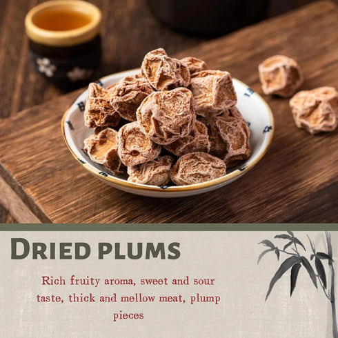 Airsun (228g/8.04oz) Sweet and salty dried plums in an airtight jar | Snack | Candied dried plums | A traditional Asian