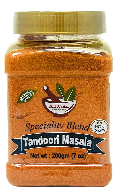 DESI KITCHEN AUTHENTIC INDIAN PRODUCTS Desi Kitchen Tandoori Masala 7oz (200g) | Speciality Blend | Salt Free