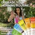 Wake Up Water - Energy + Hydration Sugar Free 15 Packet, Lemon Flavor Electrolytes Powder Drink, Gluten Free