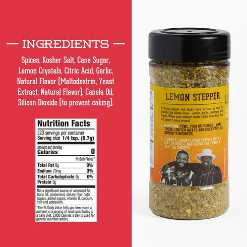 AC Barbeque Trio Seasoning Set - The MVP, Midnight Smoke, Lemon Stepper BBQ Rubs - 3 x 5.5oz Bottles