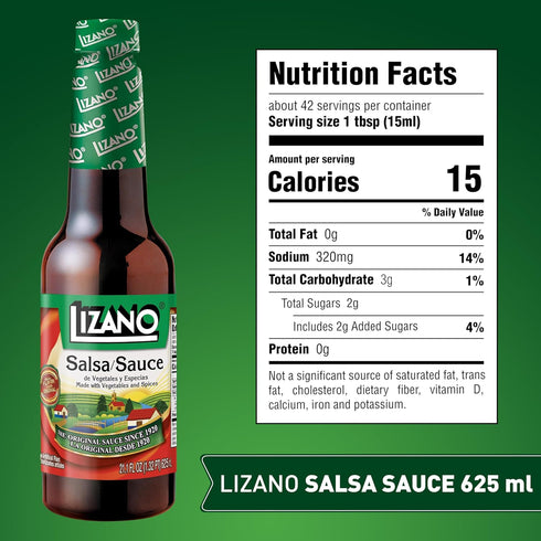 Lizano Salsa Sauce With Vegetables and Spices, 21.1 fl oz (Pack of 1)