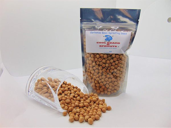 Garbanzo Bean Seeds for Sprouting Microgreens,2 oz A Rich Source of Vitamins