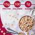 7 ProtiDIET High Protein Honey Nut Soy Cereal - Gluten Free, Keto Friendly, Low Sugar, Low Fat Honey Nut Cereal