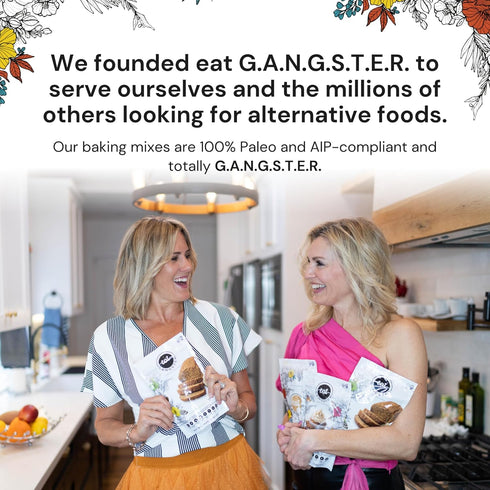 eat G.A.N.G.S.T.E.R. Vegan Banana Bread Mix, Allergy-Friendly Baking Mix, Grain-Free, No Dairy, Nuts, Gluten, Dairy