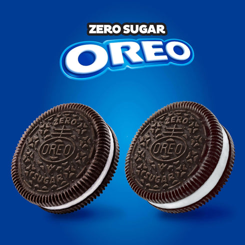 Pack, 20 Packs (2 OREO Zero Sugar and OREO Double Stuf Zero Sugar Chocolate Sandwich Cookies Variety Snack Cookies