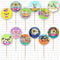 Chip and Potato Cupcake Toppers - Party Supplies Decorations