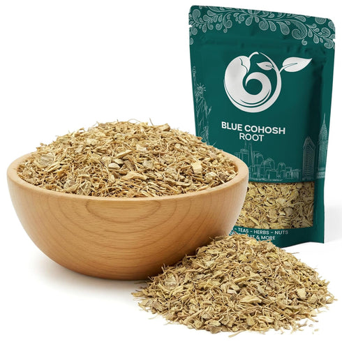 NY Spice Shop Dried Blue Cohosh Root - Cut and Sifted Caulophyllum